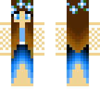 blue dress