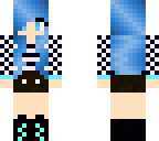 blue hair girl 2