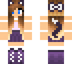 brown haired catgirl