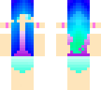 colorful beach girl