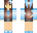 cute blue bow girl