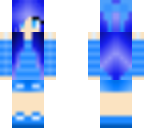 cute blue girl