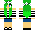 green flower girl
