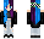 multi coloured hair