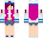 pink haired girl
