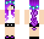 purple hair girl