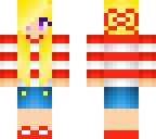 striped girl