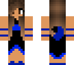 black and blue wolf