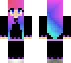 black and rainbow
