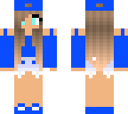 blue cap girl