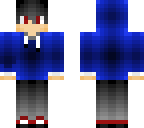 blue hoodie