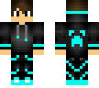blue hoodie