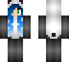 blue panda girl 