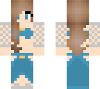 blue skirt and top