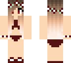 burgandy bikini girl