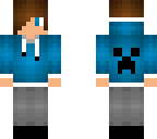 cool boy with blue hoodie