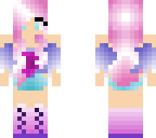 cute pink hair girl