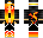 fire girl wolf