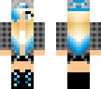 fixed fixed cute blue tomboy
