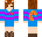 frisk with cat ears and tail