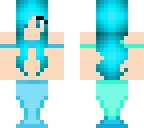 green and blue mermaid