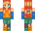orange and blue