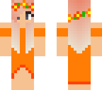 peach hair girl