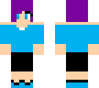 purple blue black and white