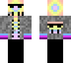 rad swag rainbow skeleton dude