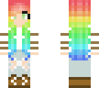 rainbow girl