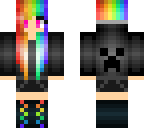 rainbow girl