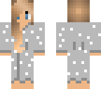 spotted dressing gown