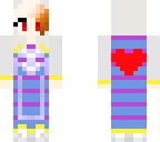 toriel dressed as frisk