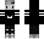 black an white
