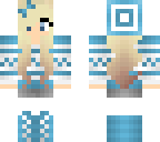 blond winter girl
