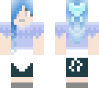 blue girl