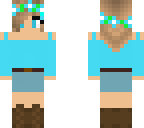 blue girl