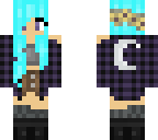 blue hair