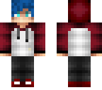 blue haired boy