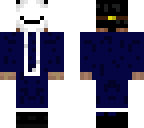 blue suit cry mask