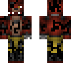 burnt foxy the pirate fox