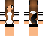 cute black and white brown werewolf