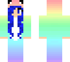 dark blue hair
