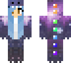 galaxy dino onesie