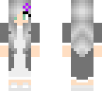 gray flower girl