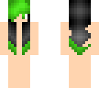 green and black hair base
