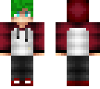 green haired boy