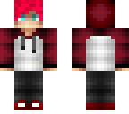 hot pink haired boy