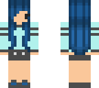 kawaii blue hair