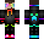 minecraft tron boy